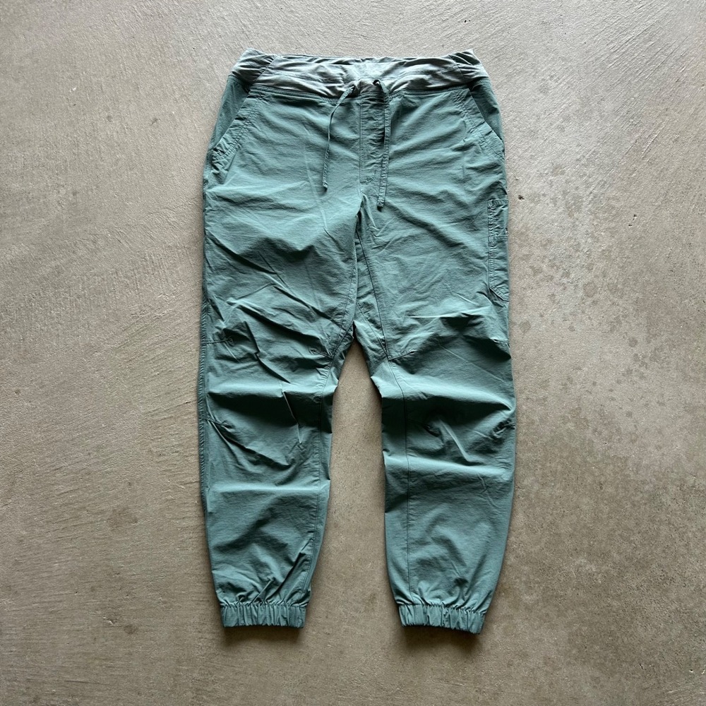 Duluth Trading Co Pants Womens Size 12 Regular Green Nylon Joggers Gorp 3237-77
